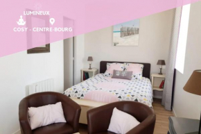 Studio Cosy LES ROSES TREMIERES 3 étoiles centre Plouharnel proche mer
